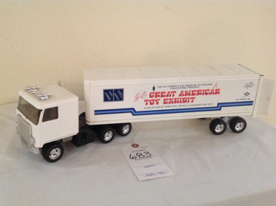 Great American Toy Exhibit Semi and trailer'