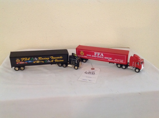 2 FFA Semi and trailers
