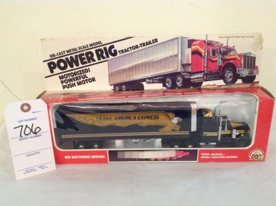 Trans-America Express truck and trailer