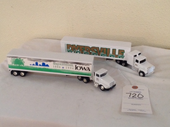 2 semis, an Iowa Sesquicentennial , and a Dyersville