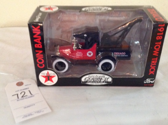 Texaco Coin Back 1918 Tow Truck