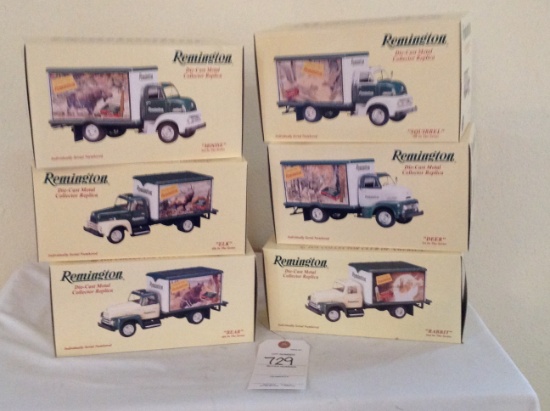 6 Remington trucks Squirrel, Deer, Rabbit, Moose, Elk, and Bear