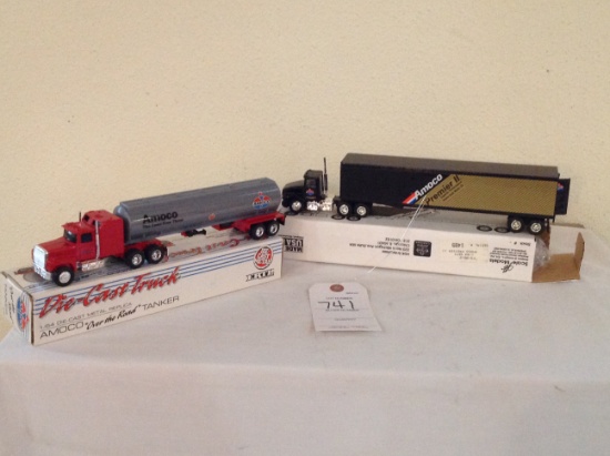 Ertl Amoco Over the Road Tanker and Scale Models Amoco Truck and Trailer