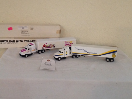 Kenworth FFA Truck and Trailer and IL State Fair Truck and Trailer