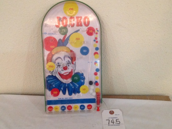 Vintage Jocko  Pinball toy