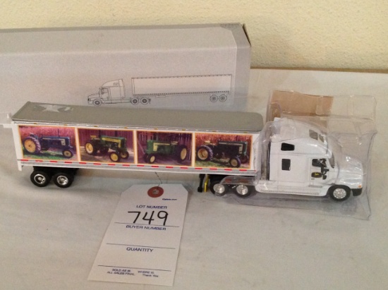 Spec Cast Freightliner truck and trailer John Deere