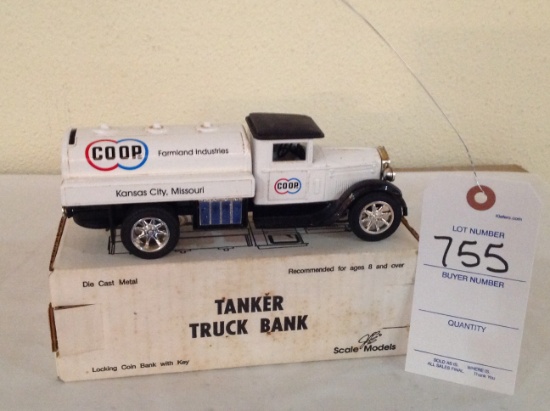 Scale Models Tanker Truck Bank CoOp Kansas City, MO