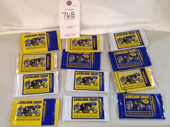 12 packs Ageless Iron Antique tractor Collector cards, 3 of Series 3, 3 ser