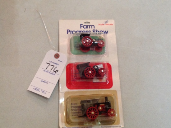 Scale Models Farm Progress Show Steam Engines 1989, 90, and 91
