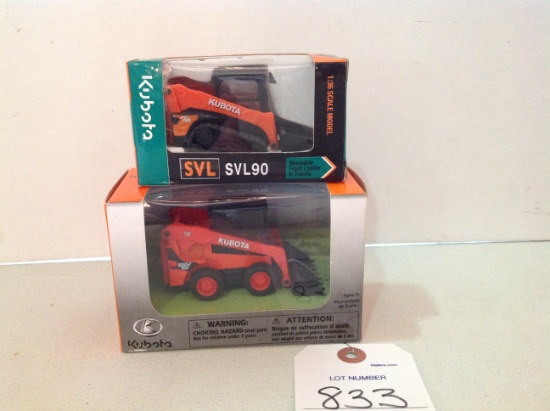 2 Kubota SVL90 & SSV65 skid steers