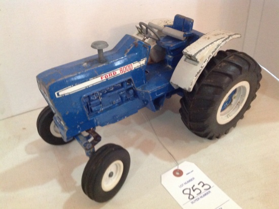 Ford 8000 tractor played w/condition muffler broke off