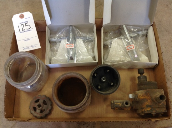 IH hood ornaments & MD supply pump