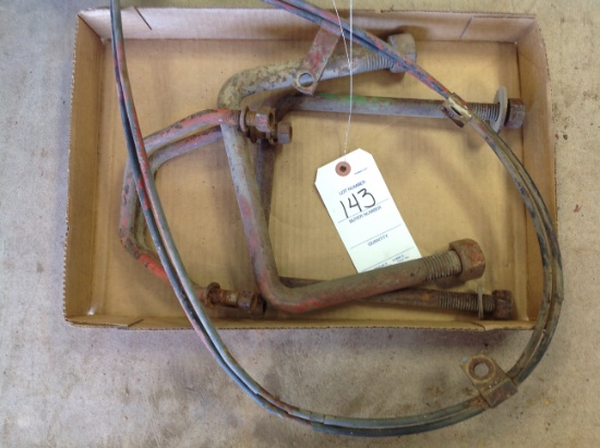 IH Tele depth gage & 3 U bolts