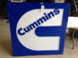 Cummins Sign-one sided plastic