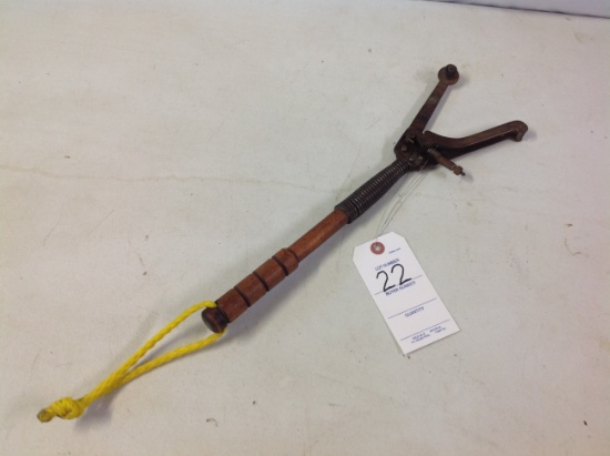 Antique Western clay pigeon shooter