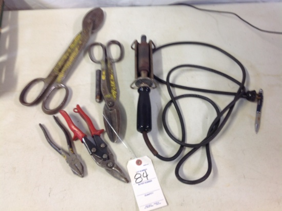 lg soldering iron, large snip scissors