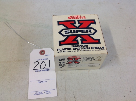Wester super X 12ga, 3" - 1 7/8 oz BB shot partial box