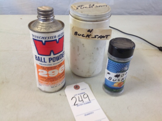 Winchester Ball Power 296, 2 containers of Buck shot