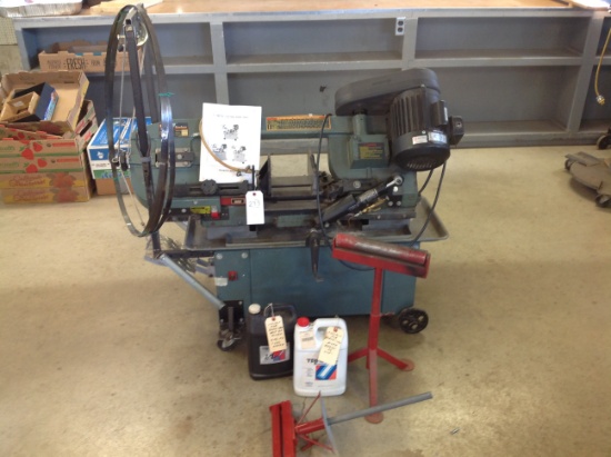 Rong Fu 7" Ban saw w/extra band on wheel base, 110