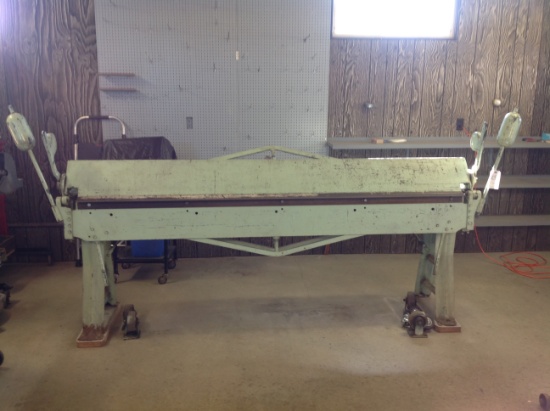 Chicago Steel sheet bending Brake, great for bending metal in an automotive enviroment.