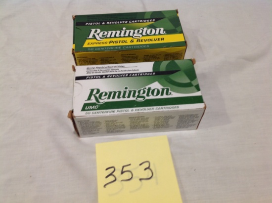 2 Remington Pisto & Revolver 38 special 158 gr, 38 special 130 gr
