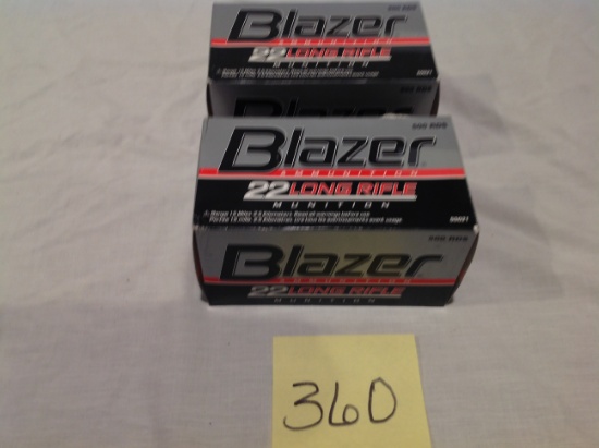 Blazer ammunition 22 Long rifle munition