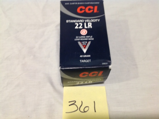 CCI standard velocity 22LR