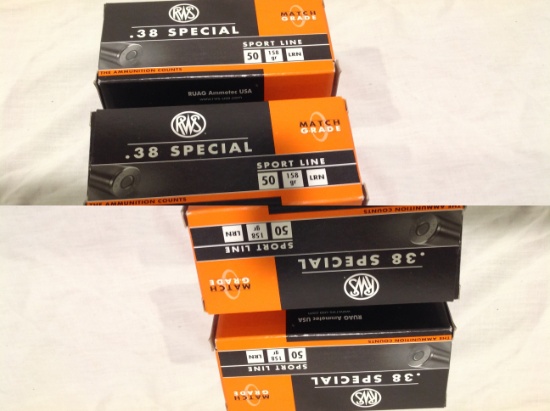 RWS .38 special 158 gr, LRN