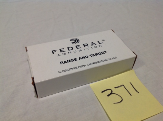 Federal ammunition  40 S&W 165 grain FMJ
