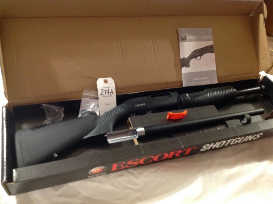 Escort Slugger Pump Auction 12 ga 18" barrel