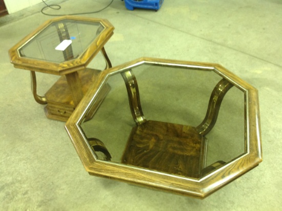 coffee table & matching end table