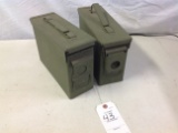 2 Army small shell metal cases
