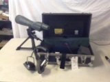 Winchester spotting scoop w/case and ear mufes