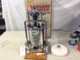 LEM 15 lbs. sausage stuffer, stainless steel w/base