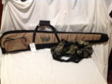 Scheel's gun case & Mossy Oak bag