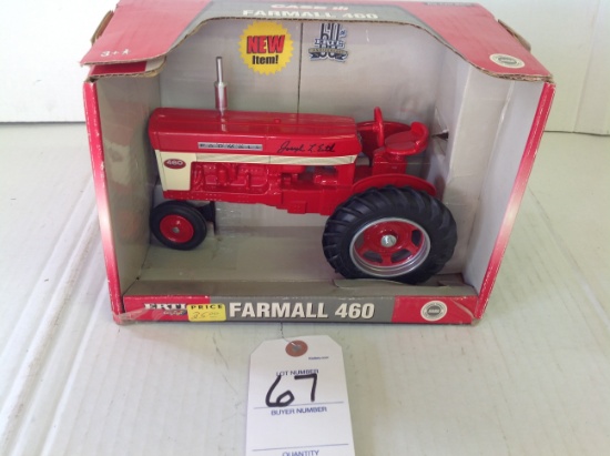 Ertl Farmall 460 Signed by Joseph L Ertl, 60th Anniversary