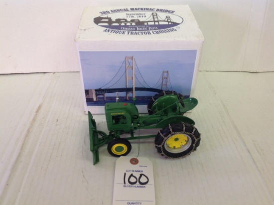 JD GP tractor w/chains & plow by Curt Pernant