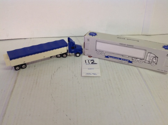 Plainfield semi & grain trailer, Kenworth K100E tractor trailer LE