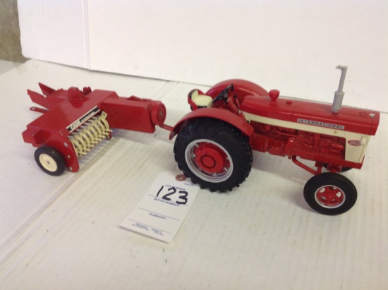 IH 660 Collector Edition tractor w/CIH baler