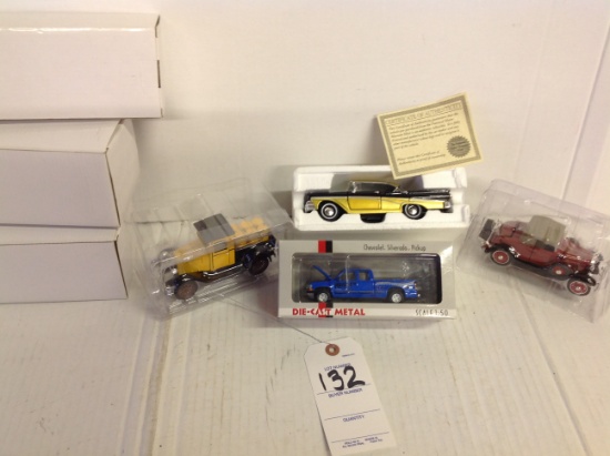1958 Ford, 1931 Chevy Sports, 1928 Chevy 1/2 ton truck, Chevrolet Silverado pickup