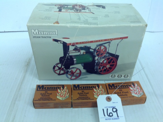 Mamod Steam Engine w/2 box's Solid Fuel Tablets