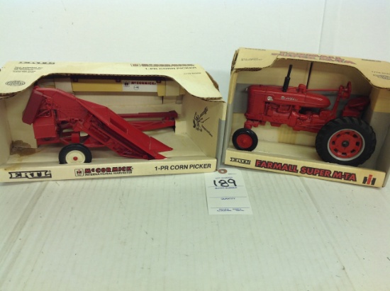 Farmall Super M-TA & McCormick 1 PR Corn Picker