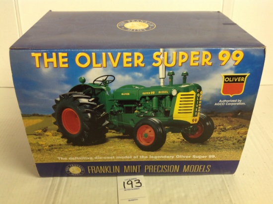 Oliver Super 99, Franklin Mint Precision  missing head light  1/12 Scale