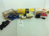3- Conoco Truck Banks 1918 Ford Tanker, 1931 Hawkeye, Classic Auto Truck 1- Marland Motors Oils Truc