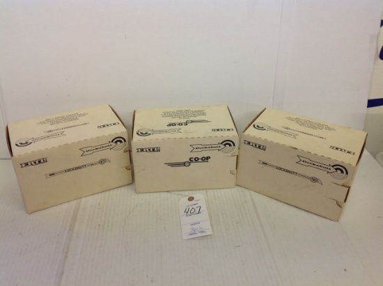 3 Etrl Cockshuts 50, E5, and a Deluxe 40