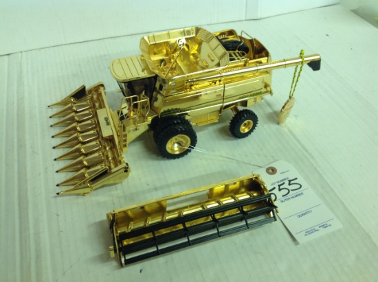 Gold John Deere 9750STS with both heads Series II Precision