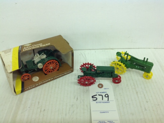 2 John Deere and 1 Oliver 1/64th scale