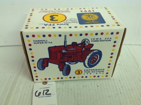 1993 Iowa FFA Farmall M-TA Box Signed by Fred Etrl