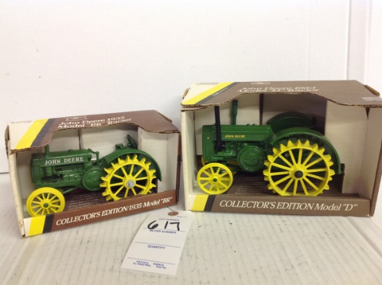 John Deere Collectors Edition 1935 Model "BR" and 1953 Model "D"