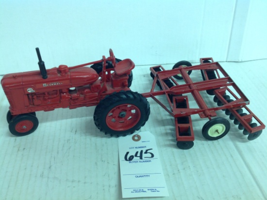 McCormick Farmall Super M-TA and Disk
